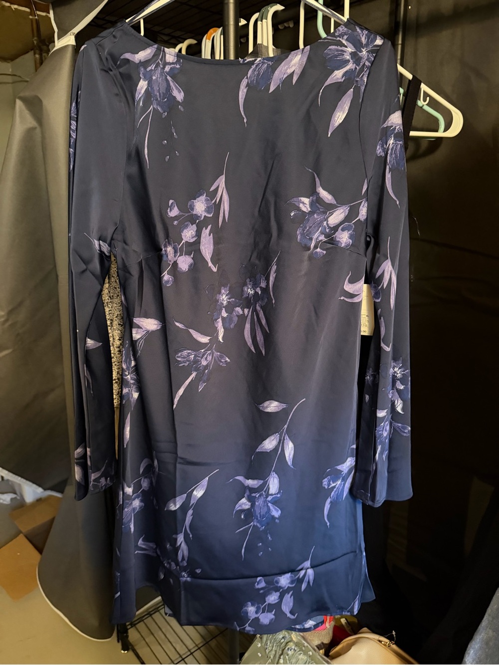 a new day Navy Floral Shift Dress
